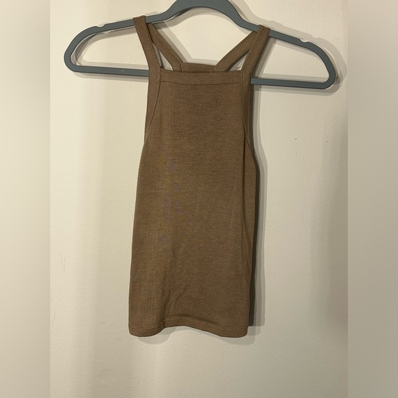 Me To We Small Brown Tan Women’S Tank Top. - Picture 5 of 7